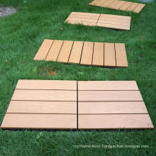 Easy installation WPC garden terrace decking/ Wood plastic composite wpc decking DIY 300x300mm